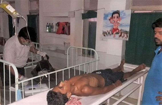 Belonia : 15 years old boy was Critically injured after lightning struck him, hospitalized Belonia : 15 years old boy was Critically injured after lightning struck him, hospitalized